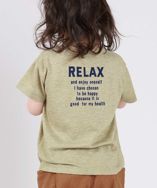 DILASH（ディラッシュ）の「シンプルロゴTシャツ（Tシャツ/カットソー・キッズ・ブルー/チャコール/カーキ・100/130/150/80/110/140/120/90）」の7枚目の写真