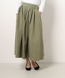 Samansa Mos2 | タックフレアスカート(スカート)