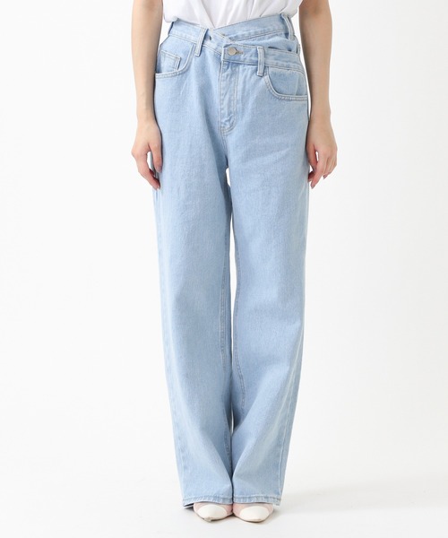 ALAND（エーランド）の「3.3Field Trip／LAYEREDストレートデニム 2943018（デニムパンツ・レディース・ライトブルー・SMALL/MEDIUM）」の6枚目の写真