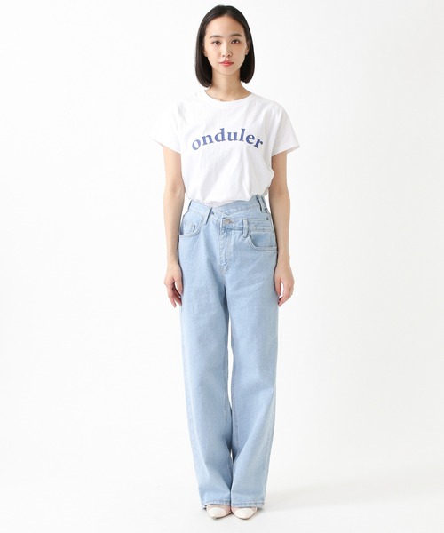 ALAND（エーランド）の「3.3Field Trip／LAYEREDストレートデニム 2943018（デニムパンツ・レディース・ライトブルー・SMALL/MEDIUM）」の3枚目の写真