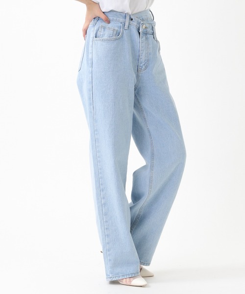 ALAND（エーランド）の「3.3Field Trip／LAYEREDストレートデニム 2943018（デニムパンツ・レディース・ライトブルー・SMALL/MEDIUM）」の4枚目の写真