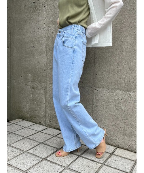 ALAND（エーランド）の「3.3Field Trip／LAYEREDストレートデニム 2943018（デニムパンツ・レディース・ライトブルー・SMALL/MEDIUM）」の18枚目の写真