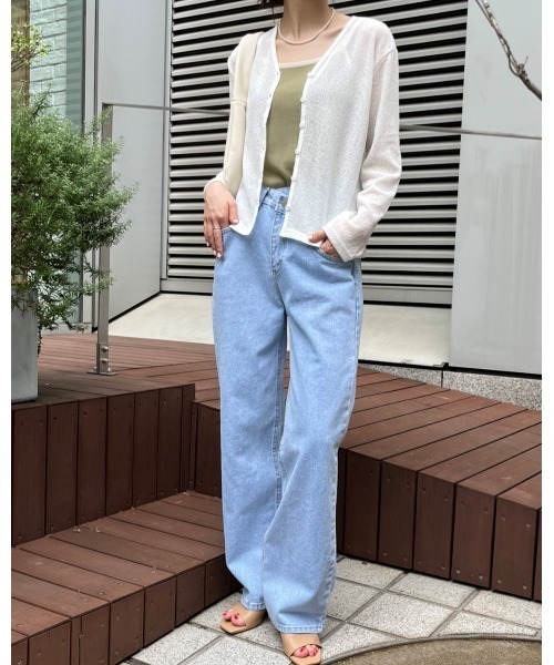 ALAND（エーランド）の「3.3Field Trip／LAYEREDストレートデニム 2943018（デニムパンツ・レディース・ライトブルー・SMALL/MEDIUM）」の17枚目の写真