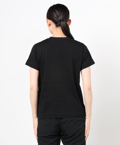 DOUBLE STANDARD CLOTHING(ダブルスタンダードクロージング)の「1/32綿天竺 Tシャツ(Tシャツ/カットソー・レディース・ブラック/オフホワイト・FREE)」の4枚目の写真