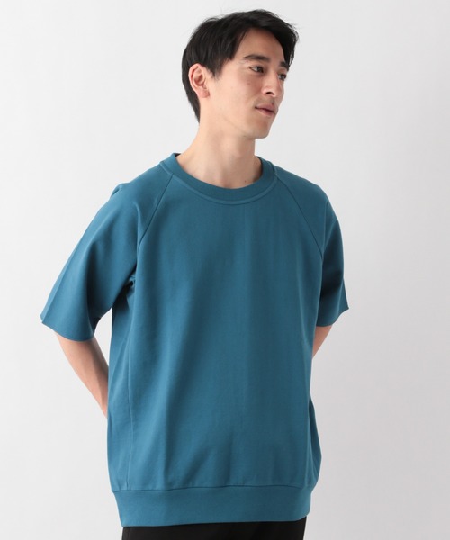 GLOBAL WORK（グローバルワーク）の「ライトウエイトスウェットクルー/941491（スウェット・メンズ・サックスブルー/ダークグレー/ホワイト系その他2/ベージュ系その他3・SMALL/MEDIUM/LARGE/X-LARGE）」の2枚目の写真