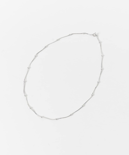 URBAN RESEARCH ROSSO（アーバンリサーチロッソ）の「Favorible　petite ball necklace（ネックレス・レディース・シルバー/ゴールド・41）」の2枚目の写真