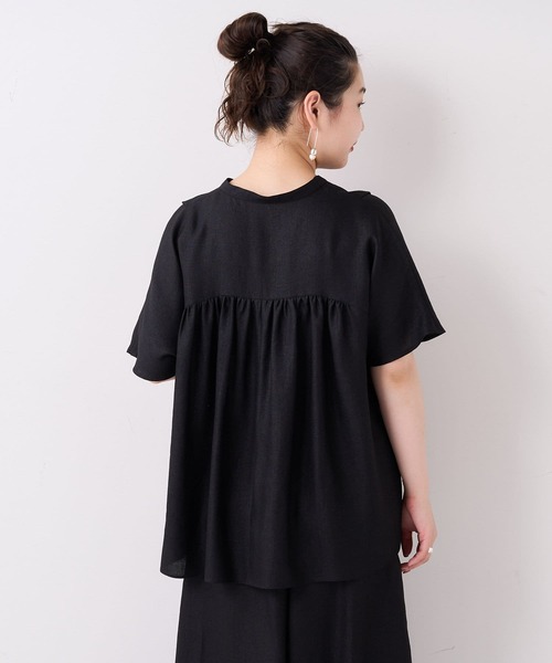 BEARDSLEY（ビアズリー）の「麻調合繊ブラウス（シャツ/ブラウス