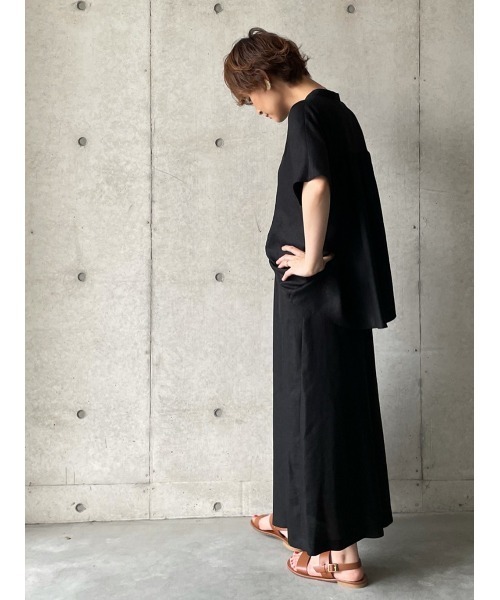 BEARDSLEY（ビアズリー）の「麻調合繊ブラウス（シャツ/ブラウス