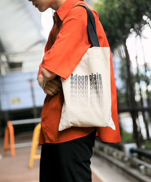 Adoon plain（アドーンプレーン）の「【Adoon plain】ロゴトートバッグ（トートバッグ・メンズ・オフホワイト・FREE）」の14枚目の写真