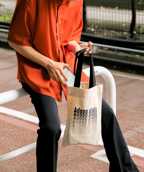 Adoon plain（アドーンプレーン）の「【Adoon plain】ロゴトートバッグ（トートバッグ・メンズ・オフホワイト・FREE）」の11枚目の写真