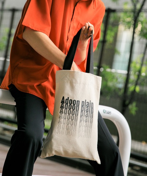 Adoon plain（アドーンプレーン）の「【Adoon plain】ロゴトートバッグ（トートバッグ・メンズ・オフホワイト・FREE）」の8枚目の写真
