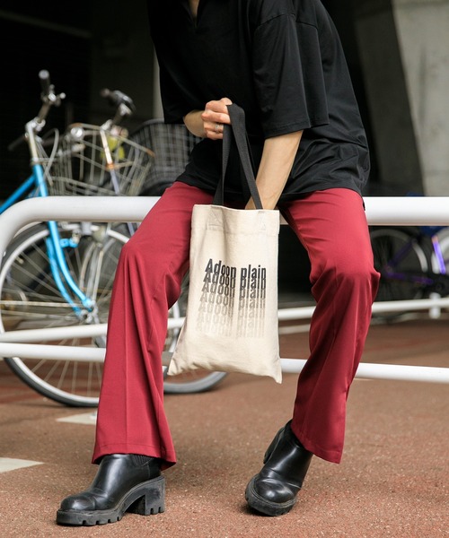 Adoon plain（アドーンプレーン）の「【Adoon plain】ロゴトートバッグ（トートバッグ・メンズ・オフホワイト・FREE）」の3枚目の写真