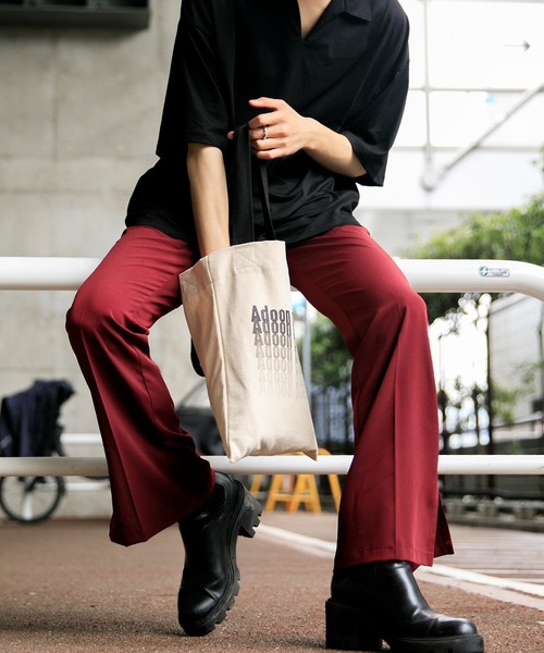 Adoon plain（アドーンプレーン）の「【Adoon plain】ロゴトートバッグ（トートバッグ・メンズ・オフホワイト・FREE）」の10枚目の写真