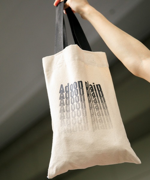 Adoon plain（アドーンプレーン）の「【Adoon plain】ロゴトートバッグ（トートバッグ・メンズ・オフホワイト・FREE）」の2枚目の写真