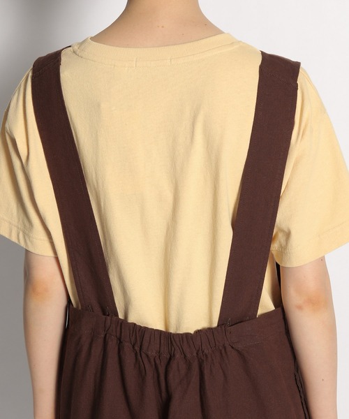 niko and...（ニコアンド）の「V開きサロペット（サロペット/オーバーオール・レディース・ブラック/ブラウン/カーキ・MEDIUM/LARGE）」の12枚目の写真