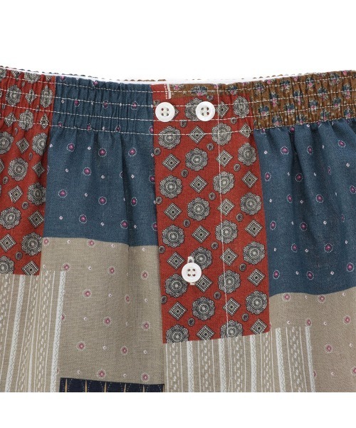 ANONYMOUSISM（アノニマスイズム）の「ANONYMOUSISM　布帛トランクス TSUGIHAGI（トランクス・メンズ・ベージュ/ブルー・M/XL/L）」の10枚目の写真