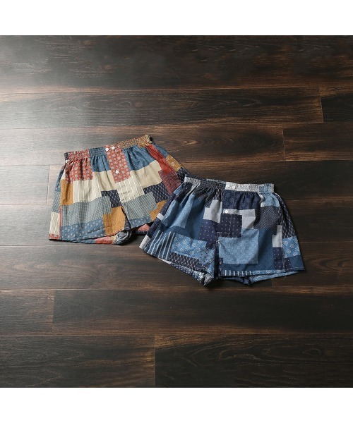 ANONYMOUSISM（アノニマスイズム）の「ANONYMOUSISM　布帛トランクス TSUGIHAGI（トランクス・メンズ・ベージュ/ブルー・M/XL/L）」の13枚目の写真