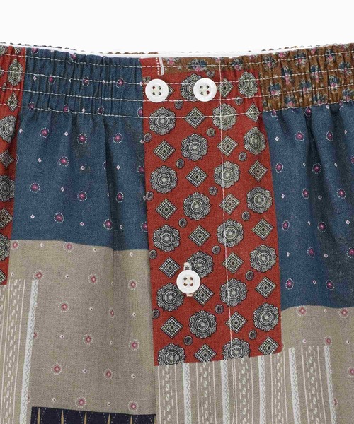 ANONYMOUSISM（アノニマスイズム）の「ANONYMOUSISM　布帛トランクス TSUGIHAGI（トランクス・メンズ・ベージュ/ブルー・M/XL/L）」の5枚目の写真