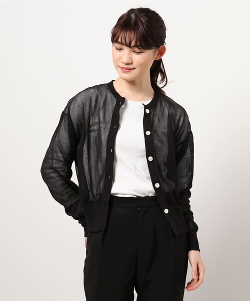 allureville（アルアバイル）の「シアーコイルヤーンブルゾン