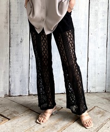 Lull | 【Lull / ルル】レースフレアパンツ(その他パンツ)