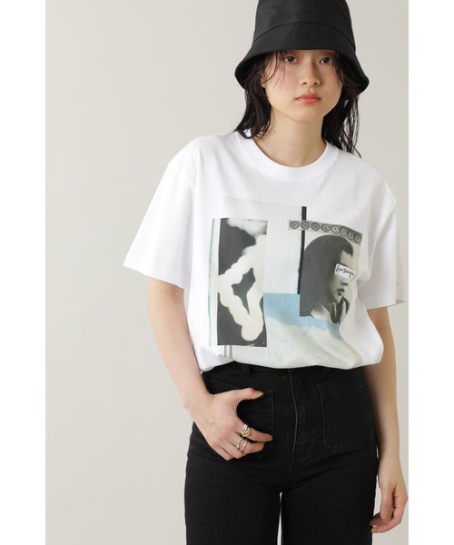 mmym(エムエムワイエム)の「(mmym)mmym×chauyochauyo コラボ T-shirt(Tシャツ/カットソー・レディース・ホワイト・MEDIUM)」の1枚目の写真