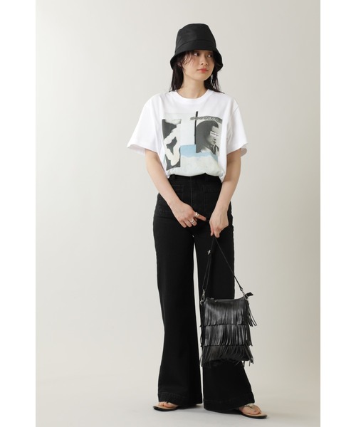 mmym(エムエムワイエム)の「(mmym)mmym×chauyochauyo コラボ T-shirt(Tシャツ/カットソー・レディース・ホワイト・MEDIUM)」の4枚目の写真