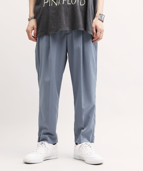 Lulu & Arnie(るるあんどあーにー)の「TR テーパード スラックス パンツ(スラックス・メンズ・ブラック/ベージュ/ブルー・MEDIUM/LARGE/X-LARGE)」の4枚目の写真
