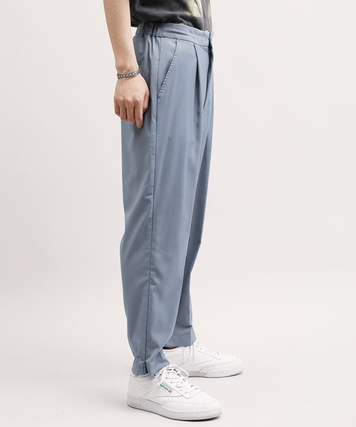 Lulu & Arnie(るるあんどあーにー)の「TR テーパード スラックス パンツ(スラックス・メンズ・ブラック/ベージュ/ブルー・MEDIUM/LARGE/X-LARGE)」の17枚目の写真