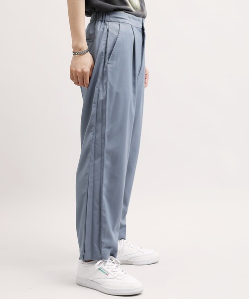 Lulu & Arnie(るるあんどあーにー)の「TR テーパード スラックス パンツ(スラックス・メンズ・ブラック/ベージュ/ブルー・MEDIUM/LARGE/X-LARGE)」の18枚目の写真