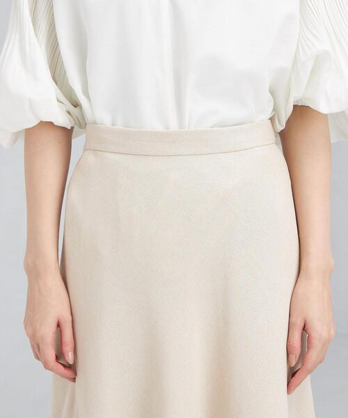 green label relaxing（グリーンレーベルリラクシング）の「FFC リネンライク メッシュ スカート（スカート・レディース・ベージュ/ナチュラル/コバルトブルー・38/36）」の15枚目の写真