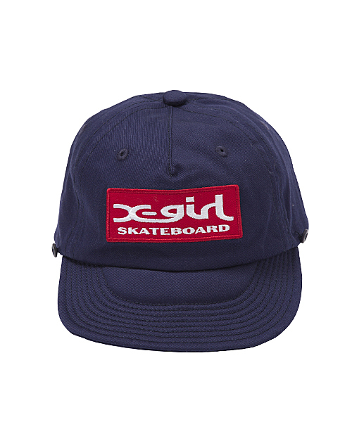 X-girl Stages（エックスガールステージス）の「SUNSHADE CAP（キャップ・キッズ・ベージュ/レッド/ネイビー・MEDIUM/SMALL）」の6枚目の写真