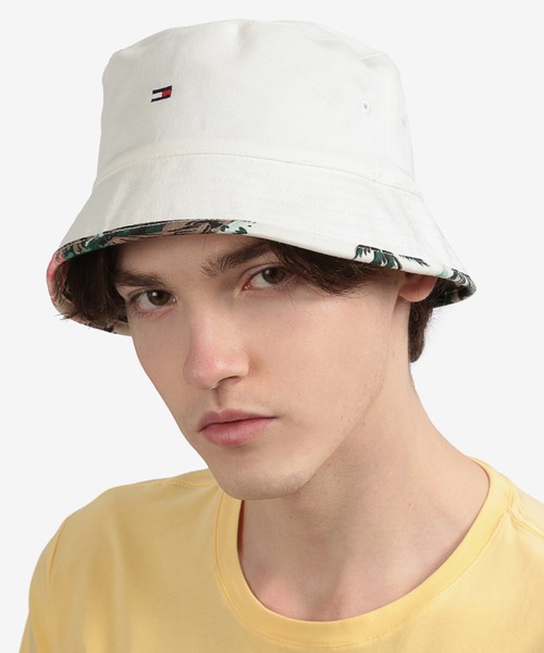TOMMY HILFIGER(トミーヒルフィガー)の「リバーシブルバケットハット(ハット・メンズ・マルチ・FREE)」の8枚目の写真