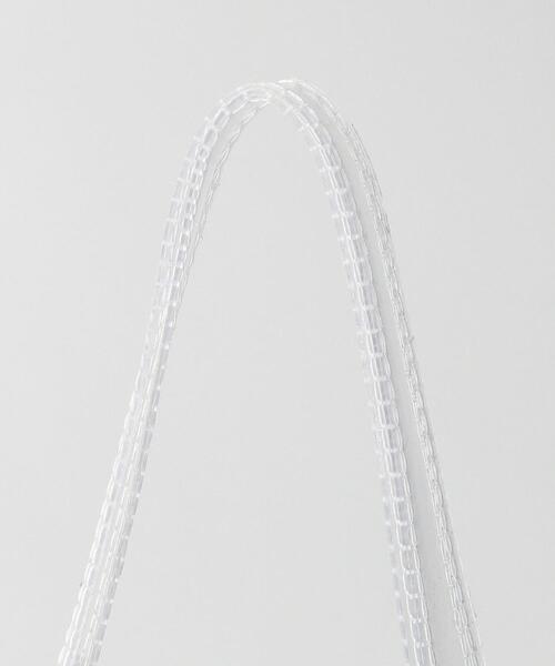 BEAUTY&YOUTH UNITED ARROWS(ビューティーアンドユースユナイテッドアローズ)の「BY キャンバス PVCカバーロゴトートバッグ-3WAY- ◆(ショルダーバッグ・レディース・ナチュラル/ダークグリーン・FREE)」の6枚目の写真