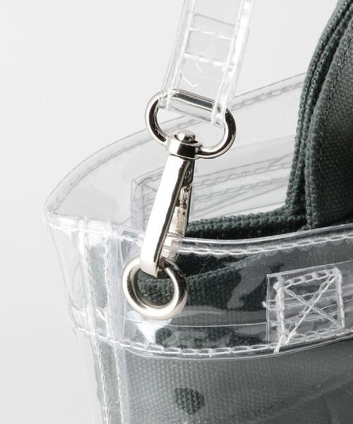 BEAUTY&YOUTH UNITED ARROWS(ビューティーアンドユースユナイテッドアローズ)の「BY キャンバス PVCカバーロゴトートバッグ-3WAY- ◆(ショルダーバッグ・レディース・ナチュラル/ダークグリーン・FREE)」の8枚目の写真