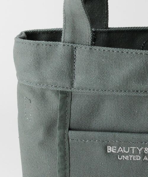 BEAUTY&YOUTH UNITED ARROWS(ビューティーアンドユースユナイテッドアローズ)の「BY キャンバス PVCカバーロゴトートバッグ-3WAY- ◆(ショルダーバッグ・レディース・ナチュラル/ダークグリーン・FREE)」の17枚目の写真