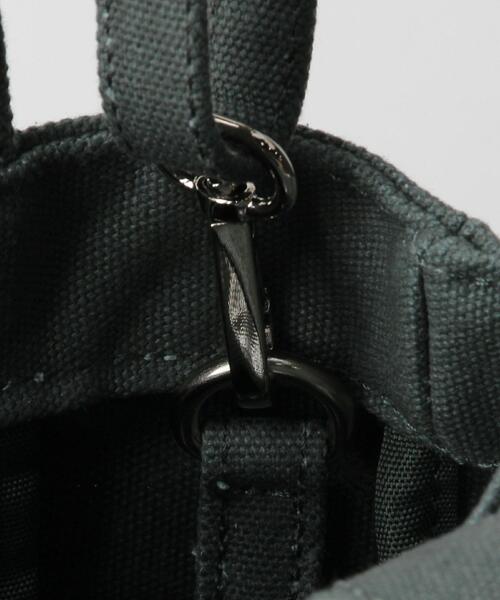 BEAUTY&YOUTH UNITED ARROWS(ビューティーアンドユースユナイテッドアローズ)の「BY キャンバス PVCカバーロゴトートバッグ-3WAY- ◆(ショルダーバッグ・レディース・ナチュラル/ダークグリーン・FREE)」の18枚目の写真