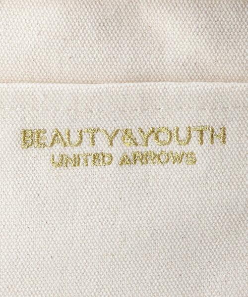 BEAUTY&YOUTH UNITED ARROWS(ビューティーアンドユースユナイテッドアローズ)の「BY キャンバス PVCカバーロゴトートバッグ-3WAY- ◆(ショルダーバッグ・レディース・ナチュラル/ダークグリーン・FREE)」の22枚目の写真