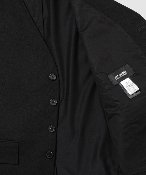 RAF SIMONS(ラフシモンズ)の「Oversized tailored gilet(ベスト・メンズ・ブラック・44/46)」の3枚目の写真