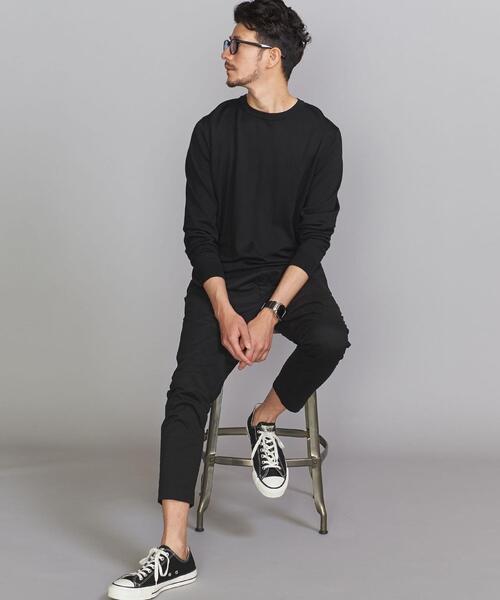 BEAUTY&YOUTH UNITED ARROWS（ビューティーアンドユースユナイテッドアローズ）の「【WEB限定 WARDROBE SMART】by チノ ストレッチ スキニー クロップドパンツ（チノパンツ・メンズ・ブラック/ベージュ/オリーブ・S/M/L/XL）」の6枚目の写真