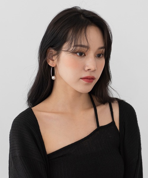 UNE MANSION（ユヌマンション）の「リングボールピアス（ピアス（両耳用）・レディース・シルバー/ゴールド・ONE SIZE）」の15枚目の写真