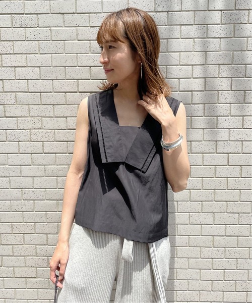 FRAMeWORK - 新品　フレームワーク　ノースリーブ　ブラウスシャツ　ジャーナルスタンダードイエナ FRAMeWORK｜カットワークノースリブラウス | Rakuten Fashion