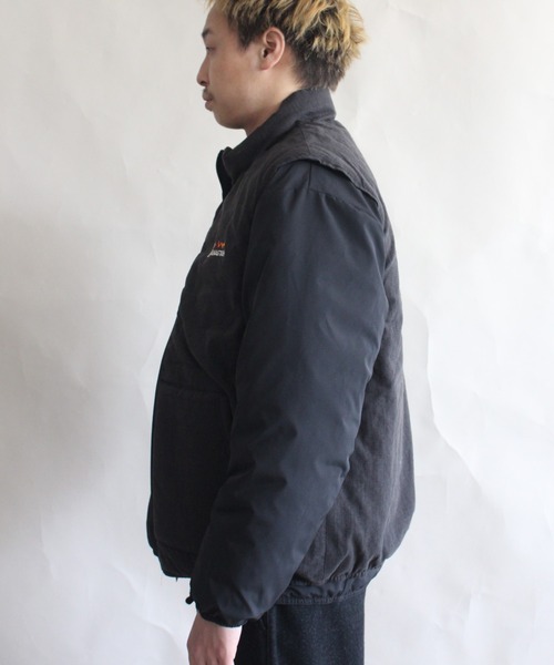 TAION（タイオン）の「MANASTASH × TAION / マナスタッシュ × タイオン　12WAY DOWN JACKET 12ウェイダウンジャケット　7112110（ダウンジャケット/コート・メンズ・ブラック/ベージュ/オリーブ/ネイビー・SMALL/MEDIUM/LARGE/X-LARGE）」の6枚目の写真