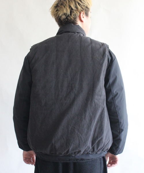 TAION（タイオン）の「MANASTASH × TAION / マナスタッシュ × タイオン　12WAY DOWN JACKET 12ウェイダウンジャケット　7112110（ダウンジャケット/コート・メンズ・ブラック/ベージュ/オリーブ/ネイビー・SMALL/MEDIUM/LARGE/X-LARGE）」の7枚目の写真