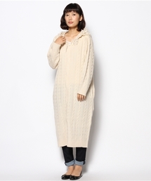 mystic | フリンジパーカーロングZIPカーデ(カーディガン/ボレロ)