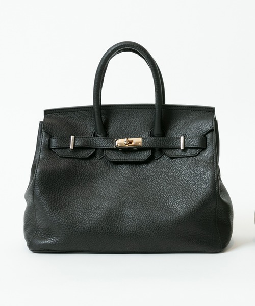 PAOLA NUTTI  （パオラヌッティ）の「【PAOLA NUTTI(パオラヌッティ)】FLAP TOTE（トートバッグ・レディース・ブラック/グレイッシュベージュ・2）」の7枚目の写真