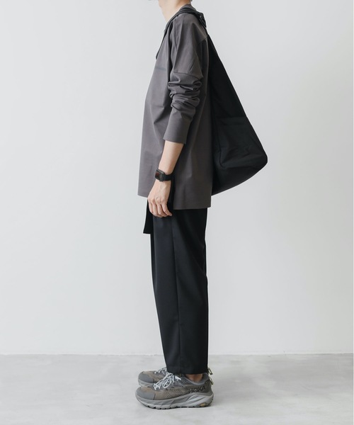 ATTACHMENT(アタッチメント)の「PONTE JERSEY TECHNICAL LOOSE-FIT T-SHIRT L/S(Tシャツ/カットソー・メンズ・ホワイト/ブラック/ブラウン・1/2/3)」の5枚目の写真