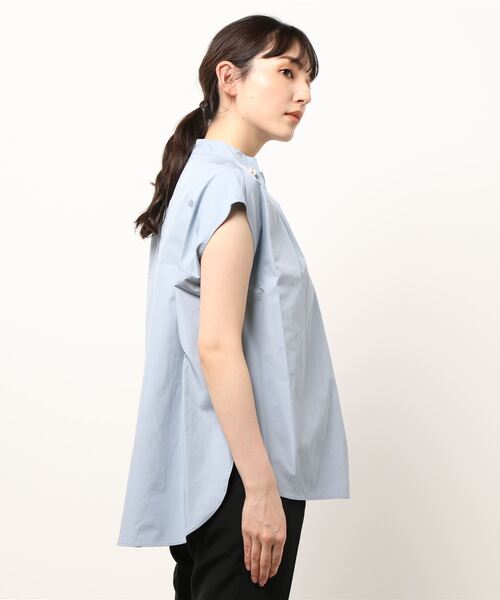 TONAL（トーナル）の「パールハイネックノースリブラウス