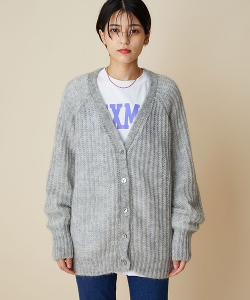 MADEMOISELLE ROPE'（マドモアゼル ロペ）の「KIDモヘアVネックニット