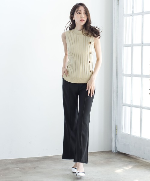 23区トップス ハイカウントライトクロス ジレ / 23区 | ファッション通販
