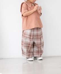 LOWRYS FARM | チェックワイドパンツ　956081(その他パンツ)